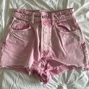Zara Pink Denim Shorts
